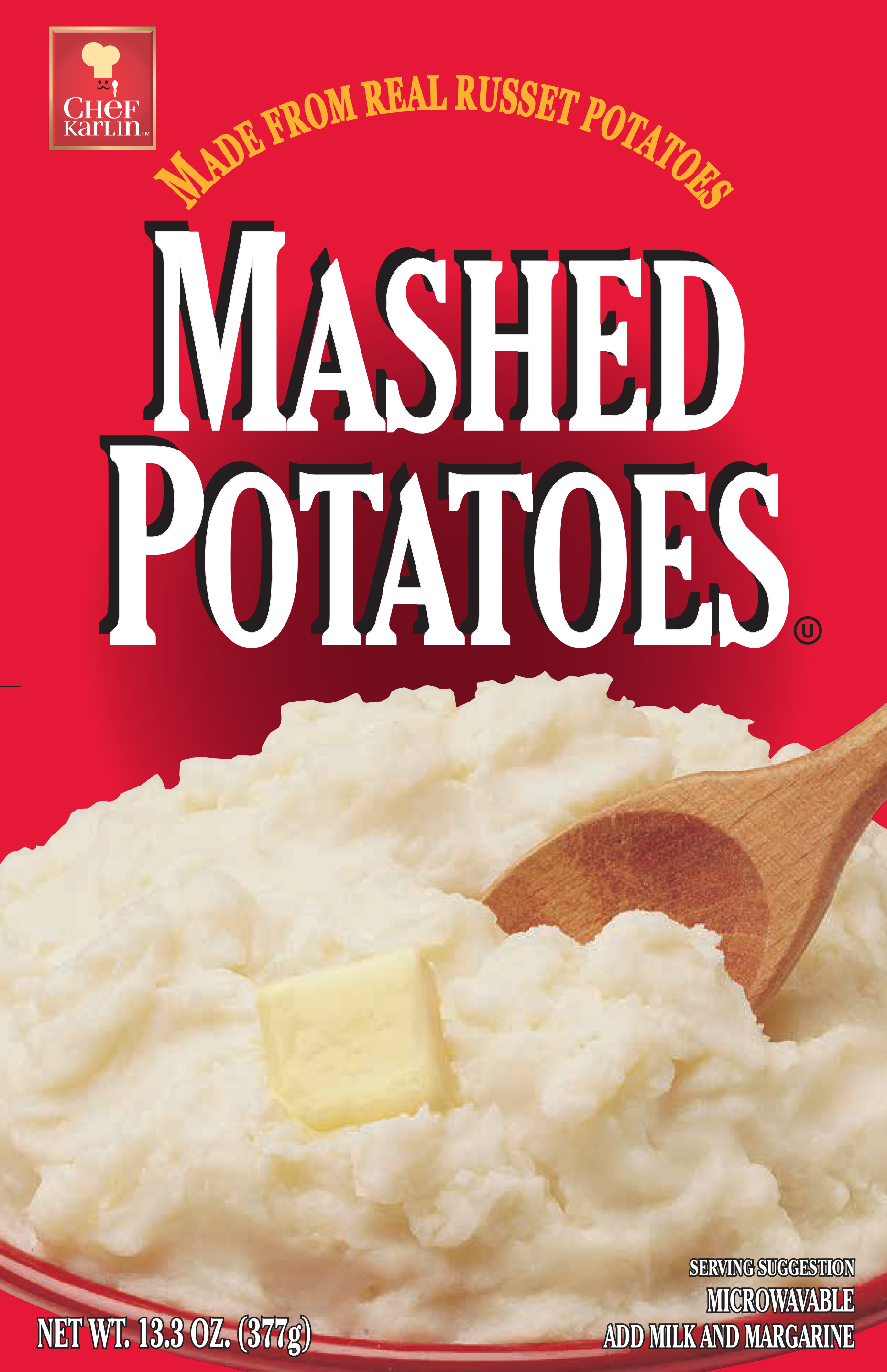 Instant Mashed Potatoes - Karlin Foods. instant mashed potatoes directions....