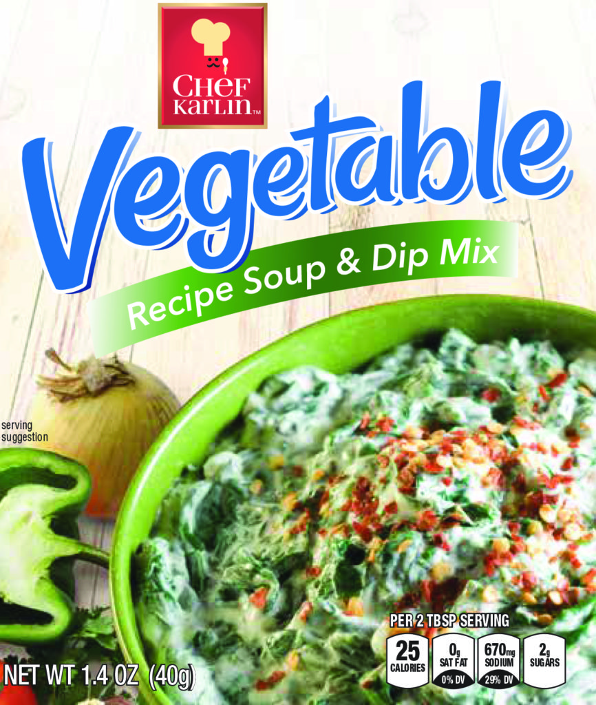 Vegetable Soup & Dip Mix Karlin Foods